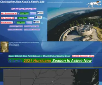 Christopherkoch.com(Christopher Koch Burnsville NC USA Family Site) Screenshot