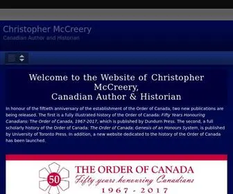 Christophermccreery.com(Books published by Christopher McCreery) Screenshot