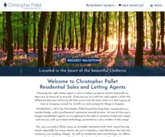 Christopherpallet.com(Residential Sales and Letting Agents in Aylesbury and Wendover with properties for sale and to rent) Screenshot