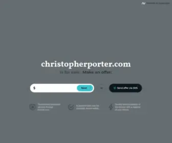 Christopherporter.com(christopherporter) Screenshot