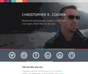 Christopherrcooper.com(Christopher R) Screenshot