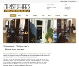 Christophers-Salon.com(Christopher's Salon) Screenshot