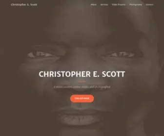 Christopherscott.org(Christopher E) Screenshot