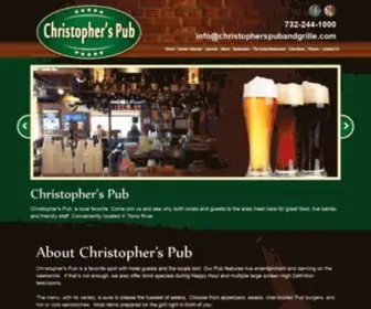 Christopherspubandgrille.com(Christopher’s Pub) Screenshot