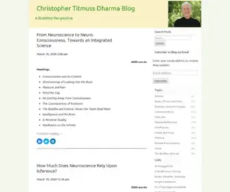 Christophertitmussblog.org(A Buddhist Perspective) Screenshot