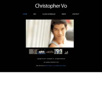 Christophervo.com(Christopher Vo) Screenshot