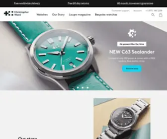 Christopherward.com(Premium watches within the reach of everyone) Screenshot
