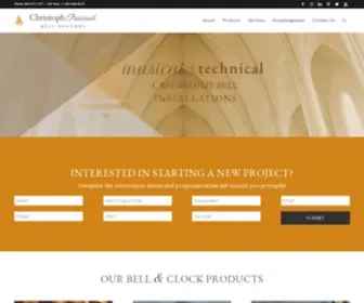 Christophpaccard.com(Learn how the internationally recognized Christoph Paccard Bell Foundry) Screenshot