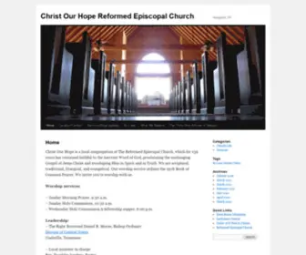 Christourhoperec.com(Christ Our Hope Anglican Church) Screenshot