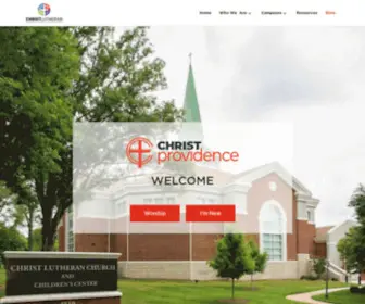 Christprovidence.org Screenshot