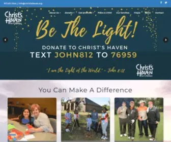 Christshaven.org(Christ's Haven) Screenshot