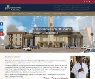 Christthekingkampala.org(Christ the King Parish Kampala) Screenshot