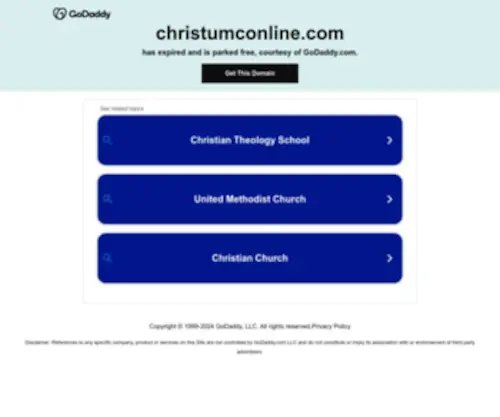 Christumconline.com(Christ UMC) Screenshot