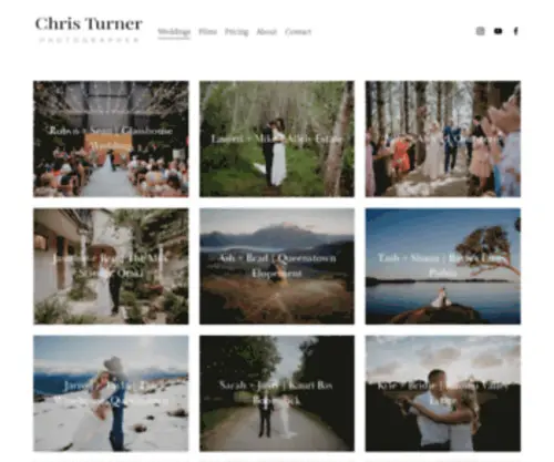 Christurnerphotographer.com(Auckland Wedding Photo) Screenshot