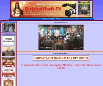 Christusvincit-TV.pl(Ks. dr hab. Piotr Natanek) Screenshot