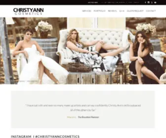 Christyanncosmetics.com(Christy Ann Cosmetics) Screenshot