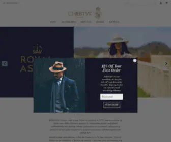 Christys-Hats.com(British Hat Maker for 246+ Years) Screenshot