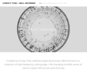 Christythiel.com(Christy Thiel) Screenshot