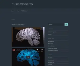 Chrisvigorito.com(Chris Vigorito) Screenshot