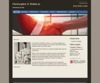 Chriswalshlaw.com(Chicago Law Firm) Screenshot