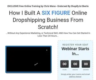 Chriswane.com(Advanced Dropshipping Academy) Screenshot