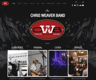 Chrisweaverband.com(Chris Weaver Band) Screenshot
