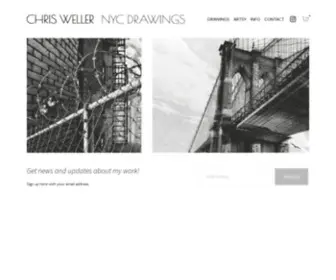 Chriswellernyc.com(Chris Weller Drawings) Screenshot