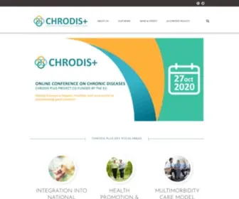 Chrodis.eu(Joint Action on Chronic Diseases) Screenshot
