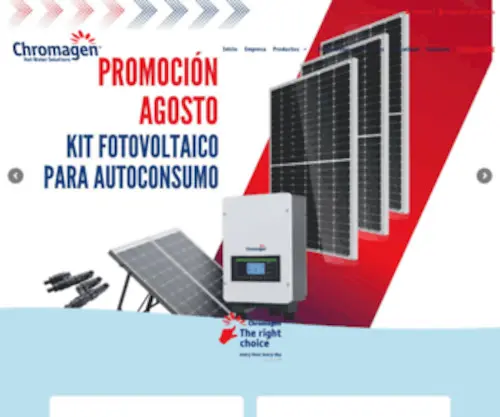Chromagen.es(Energía solar) Screenshot