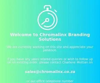 Chromalinx.co.za(Printing, Branding, Promotional Products) Screenshot
