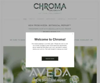 Chromaseattle.com(Chroma Salon and Spa) Screenshot