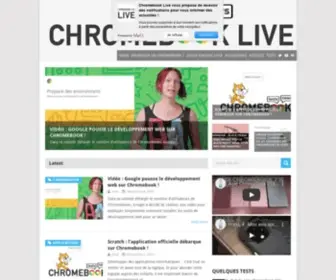 Chromebooklive.com(Chromebook Live) Screenshot