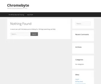 Chromebyte.com(Chromebyte) Screenshot