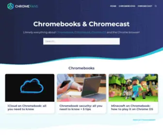 Chromefans.co(We Love Chromebooks) Screenshot