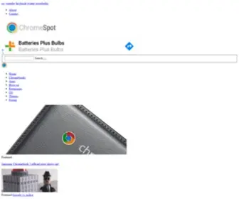 Chromespot.com(Everything Google Chrome Related) Screenshot