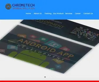 Chrometech.co.in(IT Software Company in Lucknow) Screenshot