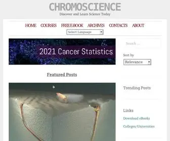 Chromoscience.com(Biology) Screenshot