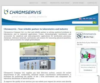Chromservis.eu(About us /) Screenshot