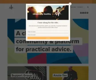 Chronically-Healthy.com(Chronically Healthy) Screenshot