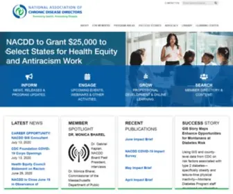 ChroniCDisease.org(The National Association of Chronic Disease Directors (NACDD)) Screenshot