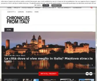 Chroniclesfromitaly.com(汉中远醚会展服务有限公司) Screenshot