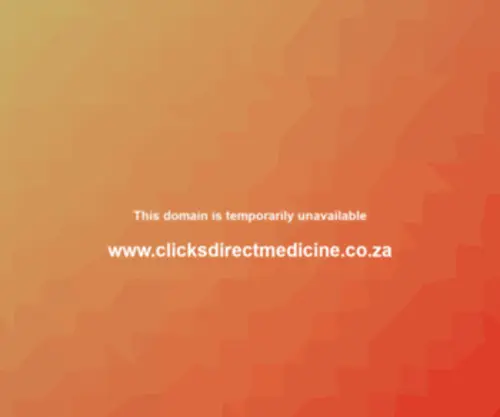 Chronicmedicine.co.za(Clicks Direct Medicine) Screenshot