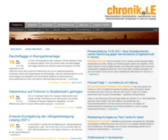 Chronikle.org(Dokumentation faschistischer) Screenshot