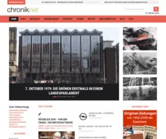 Chroniknet.de(Chroniknet ist ein Portal zur Geschichte des 20) Screenshot