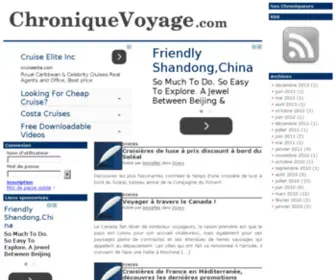 Chroniquevoyage.com(Créez) Screenshot