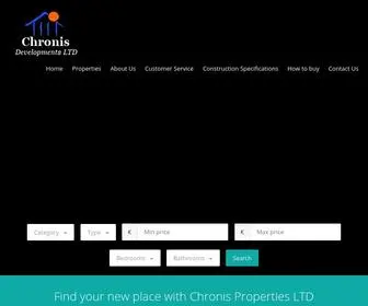 Chronisproperties.com(Real estate developments exclusive properties Paphos Cyprus) Screenshot