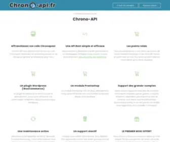 Chrono-API.fr(Affranchissez vos colis Chronopost) Screenshot