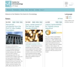 Chronobiology.ch(Centre for Chronobiology) Screenshot