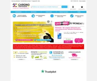 Chronocartouche.fr(Cartouche d'encre et Toner pas cher : Achat consommables imprimantes pas chères de marque HP ®) Screenshot