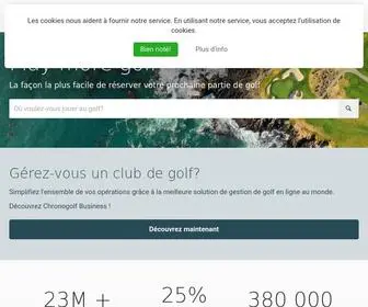 Chronogolf.fr(Les plus beaux golfs aux meilleurs prix en France) Screenshot